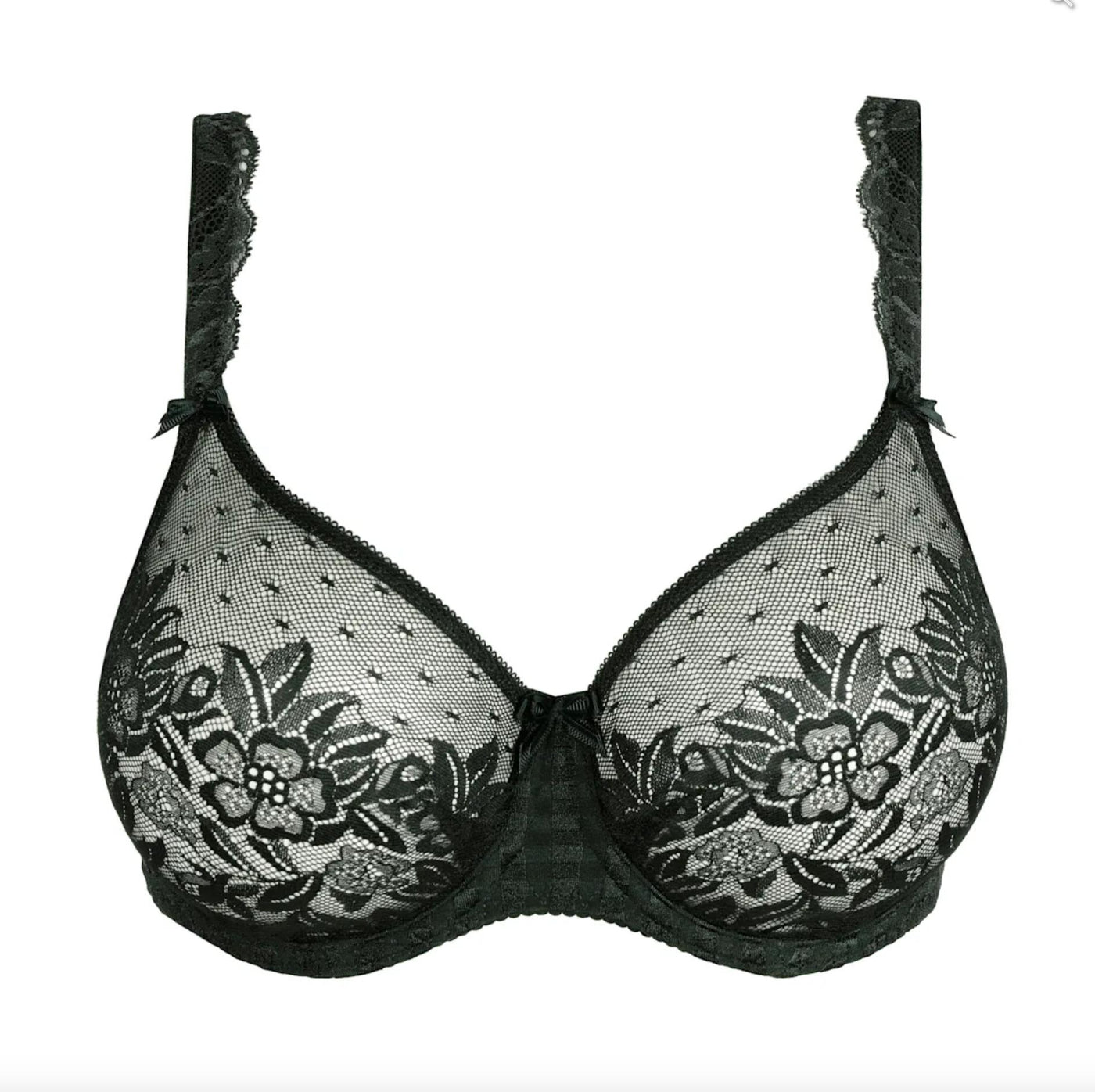 Prima Donna Madison Non-Padded Seamless Bra in Deep Forest 0262127-Bras-Prima Donna-Deep Green-30-F-Anna Bella Fine Lingerie, Reveal Your Most Gorgeous Self!