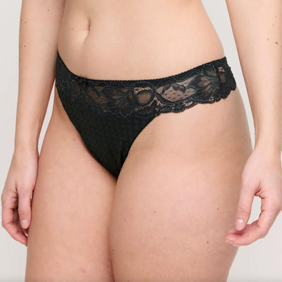 Prima Donna Madison Thong in Deep Forest 0662125-Panties-Prima Donna-Deep Forest-Small-Anna Bella Fine Lingerie, Reveal Your Most Gorgeous Self!