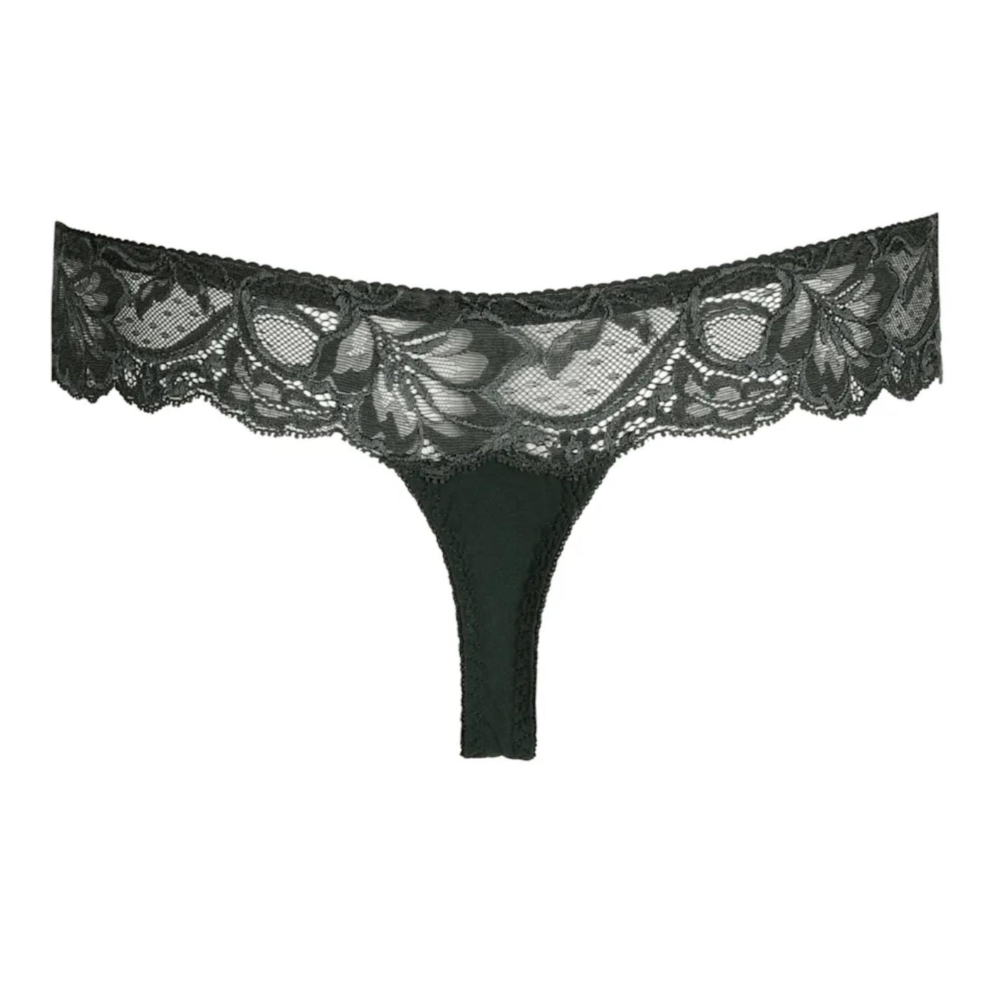 Prima Donna Madison Thong in Deep Forest 0662125-Panties-Prima Donna-Deep Forest-Small-Anna Bella Fine Lingerie, Reveal Your Most Gorgeous Self!