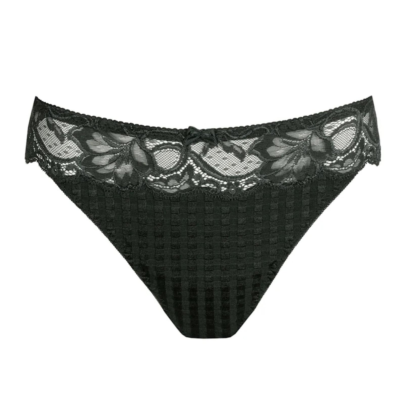 Prima Donna Madison Thong in Deep Forest 0662125-Panties-Prima Donna-Deep Forest-Small-Anna Bella Fine Lingerie, Reveal Your Most Gorgeous Self!