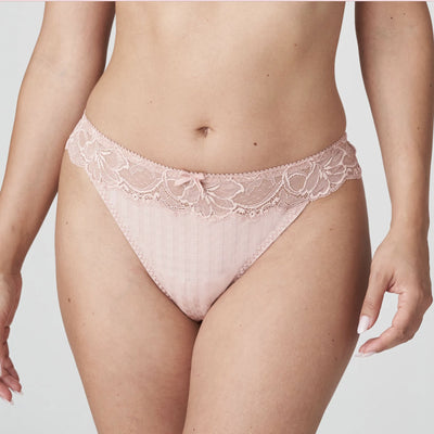 Prima Donna Madison Thong in Powder Rose 0662125-Panties-Prima Donna-Powder Rose-Medium-Anna Bella Fine Lingerie, Reveal Your Most Gorgeous Self!
