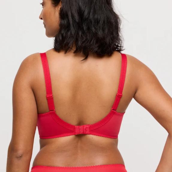 Prima Donna Montara Full Cup Bra in True Red 0163380-Bras-Prima Donna-True Red-38-H-Anna Bella Fine Lingerie, Reveal Your Most Gorgeous Self!