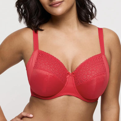 Prima Donna Montara Full Cup Bra in True Red 0163380-Bras-Prima Donna-True Red-38-H-Anna Bella Fine Lingerie, Reveal Your Most Gorgeous Self!