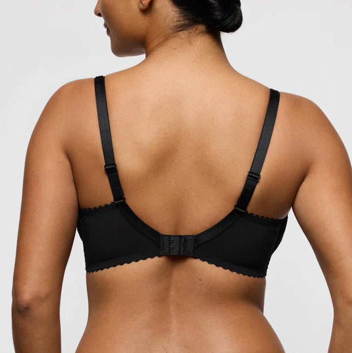 Prima Donna Naica Balcony Vertical Seam Bra 0163592-Bras-Prima Donna-Black-32-E-Anna Bella Fine Lingerie, Reveal Your Most Gorgeous Self!