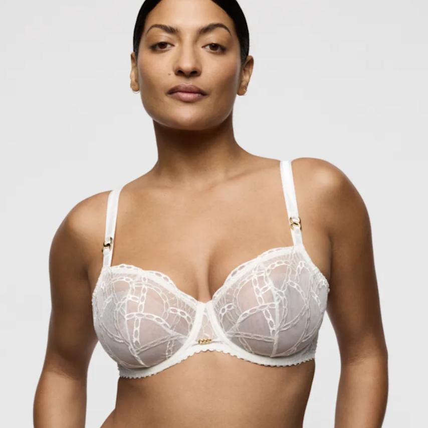 Prima Donna Naica Balcony Vertical Seam Bra 0163592 in Natural-Bras-Prima Donna-Natural-32-G-Anna Bella Fine Lingerie, Reveal Your Most Gorgeous Self!