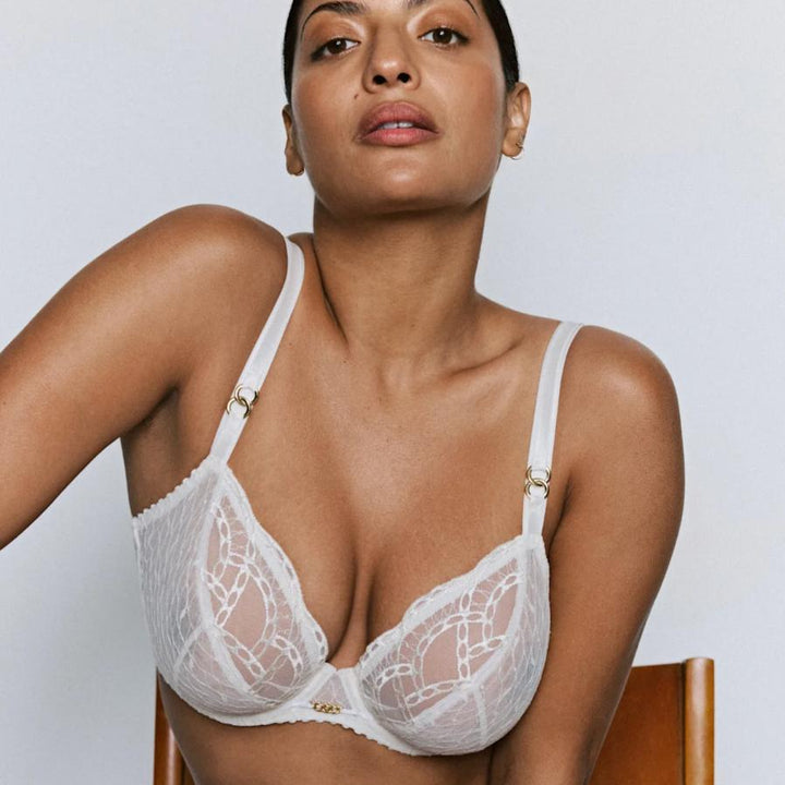 Prima Donna Naica Balcony Vertical Seam Bra 0163592 in Natural-Bras-Prima Donna-Natural-32-G-Anna Bella Fine Lingerie, Reveal Your Most Gorgeous Self!