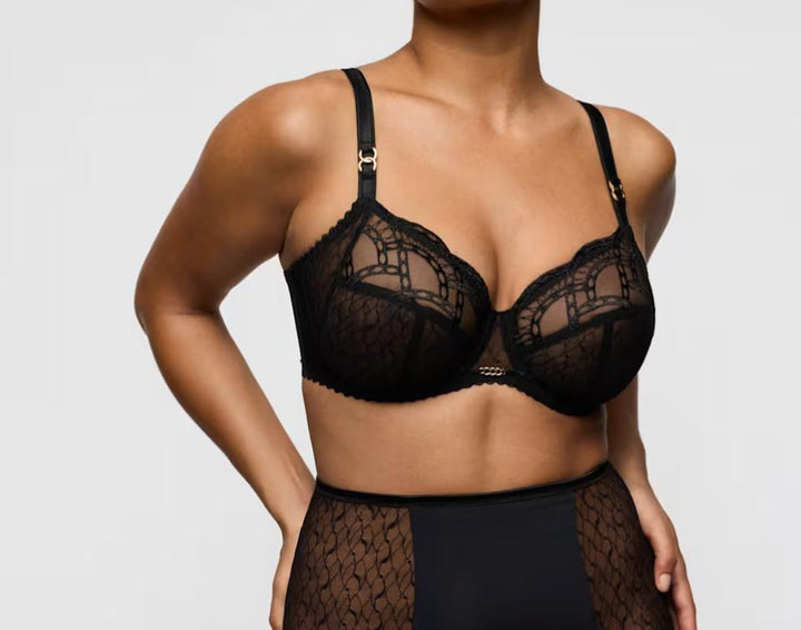 Prima Donna Naica Full Cup Bra 0163590-Bras-Prima Donna-Black-36-G-Anna Bella Fine Lingerie, Reveal Your Most Gorgeous Self!