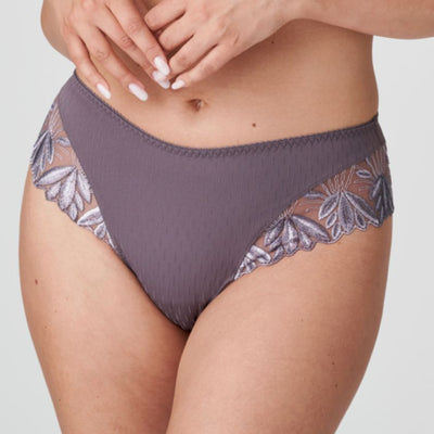 Prima Donna Orlando Thong in Eye Shadow 0663151-Panties-Prima Donna-Eye Shadow-Medium-Anna Bella Fine Lingerie, Reveal Your Most Gorgeous Self!