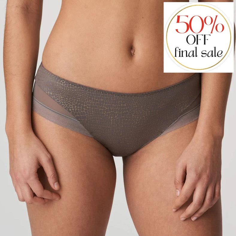Prima Donna Piccadilly Hotpants 0541902-Panties-Prima Donna-Kitten Grey-XSmall-Anna Bella Fine Lingerie, Reveal Your Most Gorgeous Self!