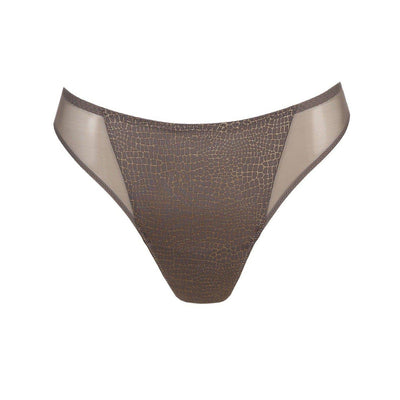 Prima Donna Piccadilly Thong 0641900-Panties-Prima Donna-Kitten Grey-XSmall-Anna Bella Fine Lingerie, Reveal Your Most Gorgeous Self!