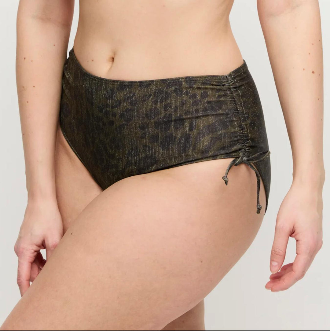 Prima Donna Ratjada Full Bikini Brief with Side Ties 4014452-Swimwear-Prima Donna-Jungle Jaguar-Medium-Anna Bella Fine Lingerie, Reveal Your Most Gorgeous Self!