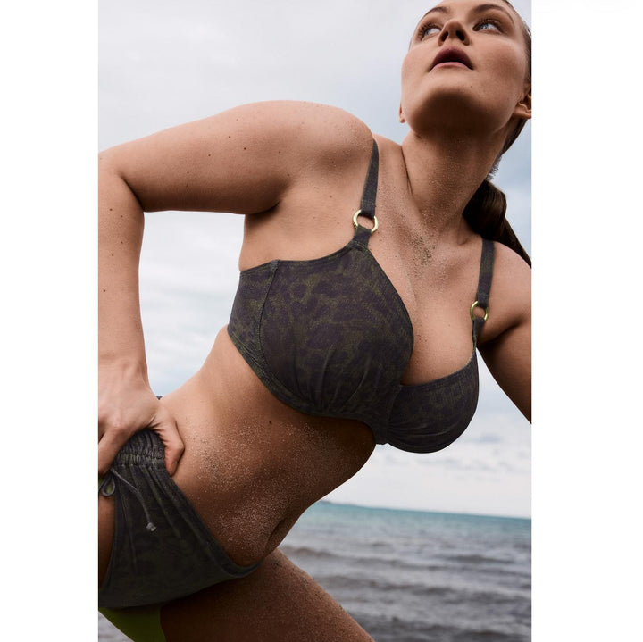 Prima Donna Ratjada Padded Balcony Bikini Top 4014416-Swimwear-Prima Donna-Jungle Jaguar-32-F-Anna Bella Fine Lingerie, Reveal Your Most Gorgeous Self!