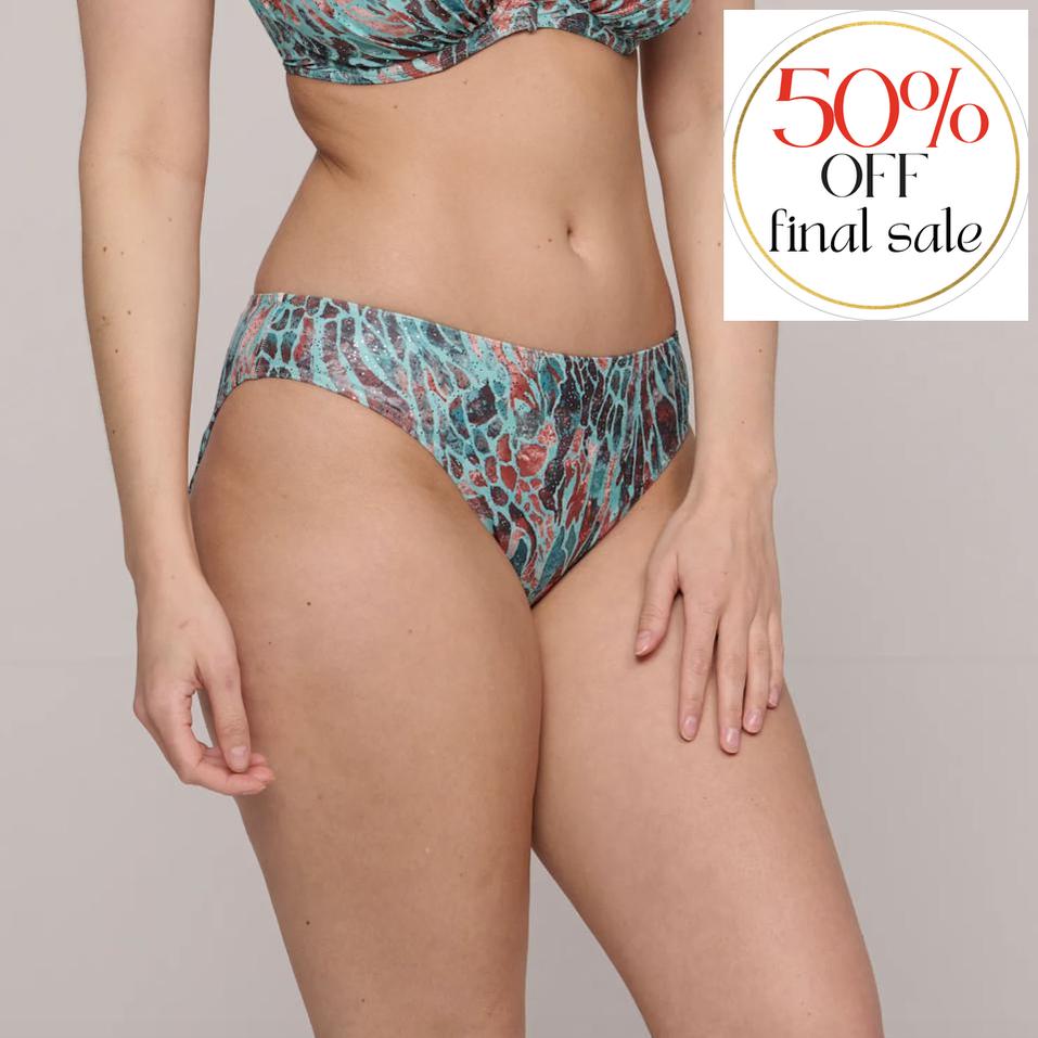 Prima Donna Riyad Bikini Briefs 4012850 in Turquoise Seas-Swimwear-Prima Donna-Turquoise Seas-Small-Anna Bella Fine Lingerie, Reveal Your Most Gorgeous Self!
