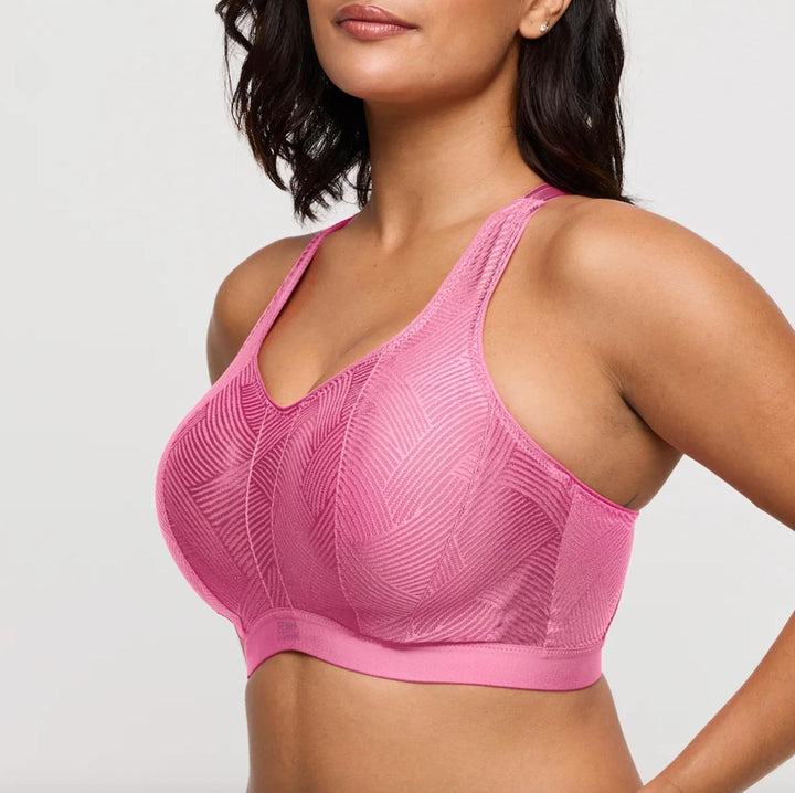 Prima Donna Sport The Game UW Non-Padded Sports Bra in Orchid Pink 6000510-Sports Bras-Prima Donna-Orchid Pink-32-F-Anna Bella Fine Lingerie, Reveal Your Most Gorgeous Self!