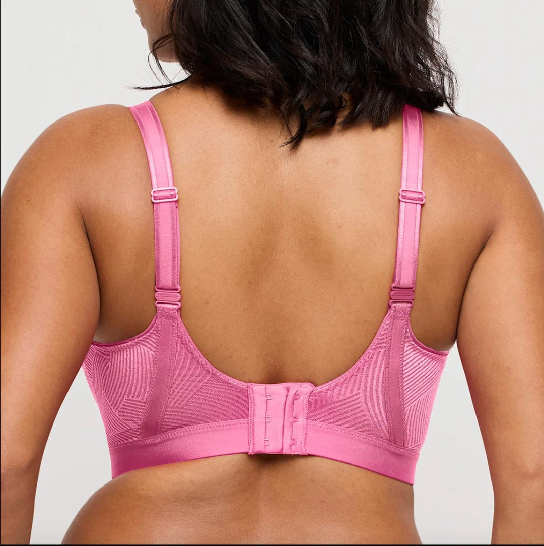 Prima Donna Sport The Game UW Non-Padded Sports Bra in Orchid Pink 6000510-Sports Bras-Prima Donna-Orchid Pink-32-F-Anna Bella Fine Lingerie, Reveal Your Most Gorgeous Self!