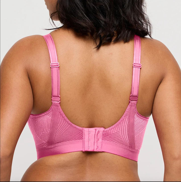 Prima Donna Sport The Game UW Non-Padded Sports Bra in Orchid Pink 6000510-Sports Bras-Prima Donna-Orchid Pink-32-F-Anna Bella Fine Lingerie, Reveal Your Most Gorgeous Self!