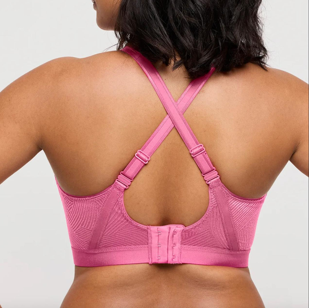Prima Donna Sport The Game UW Non-Padded Sports Bra in Orchid Pink 6000510-Sports Bras-Prima Donna-Orchid Pink-32-F-Anna Bella Fine Lingerie, Reveal Your Most Gorgeous Self!