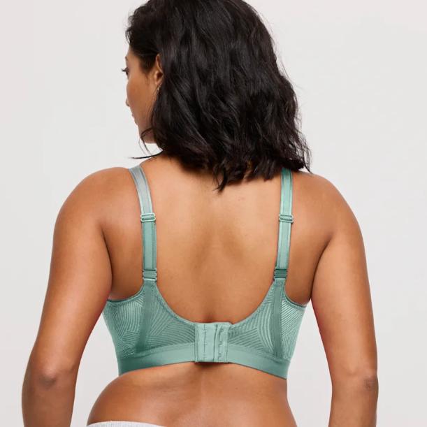 Prima Donna Sport The Game UW Non-Padded Sports Bra in Sage 6000510-Sports Bras-Prima Donna-Sage-32-E-Anna Bella Fine Lingerie, Reveal Your Most Gorgeous Self!