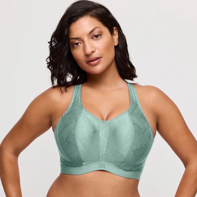 Prima Donna Sport The Game UW Non-Padded Sports Bra in Sage 6000510-Sports Bras-Prima Donna-Sage-32-E-Anna Bella Fine Lingerie, Reveal Your Most Gorgeous Self!