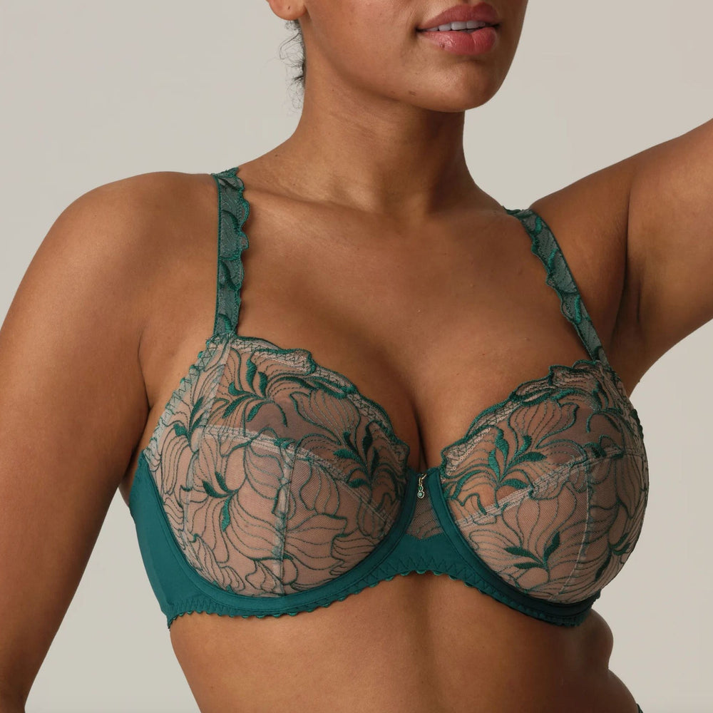 Prima Donna Springdale Full Cup Bra 0163470-Bras-Prima Donna-Jasper Green-38-E-Anna Bella Fine Lingerie, Reveal Your Most Gorgeous Self!
