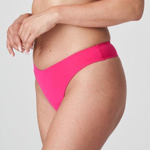 Prima Donna Thong 0663420-Panties-Prima Donna-Electric Pink-Medium-Anna Bella Fine Lingerie, Reveal Your Most Gorgeous Self!