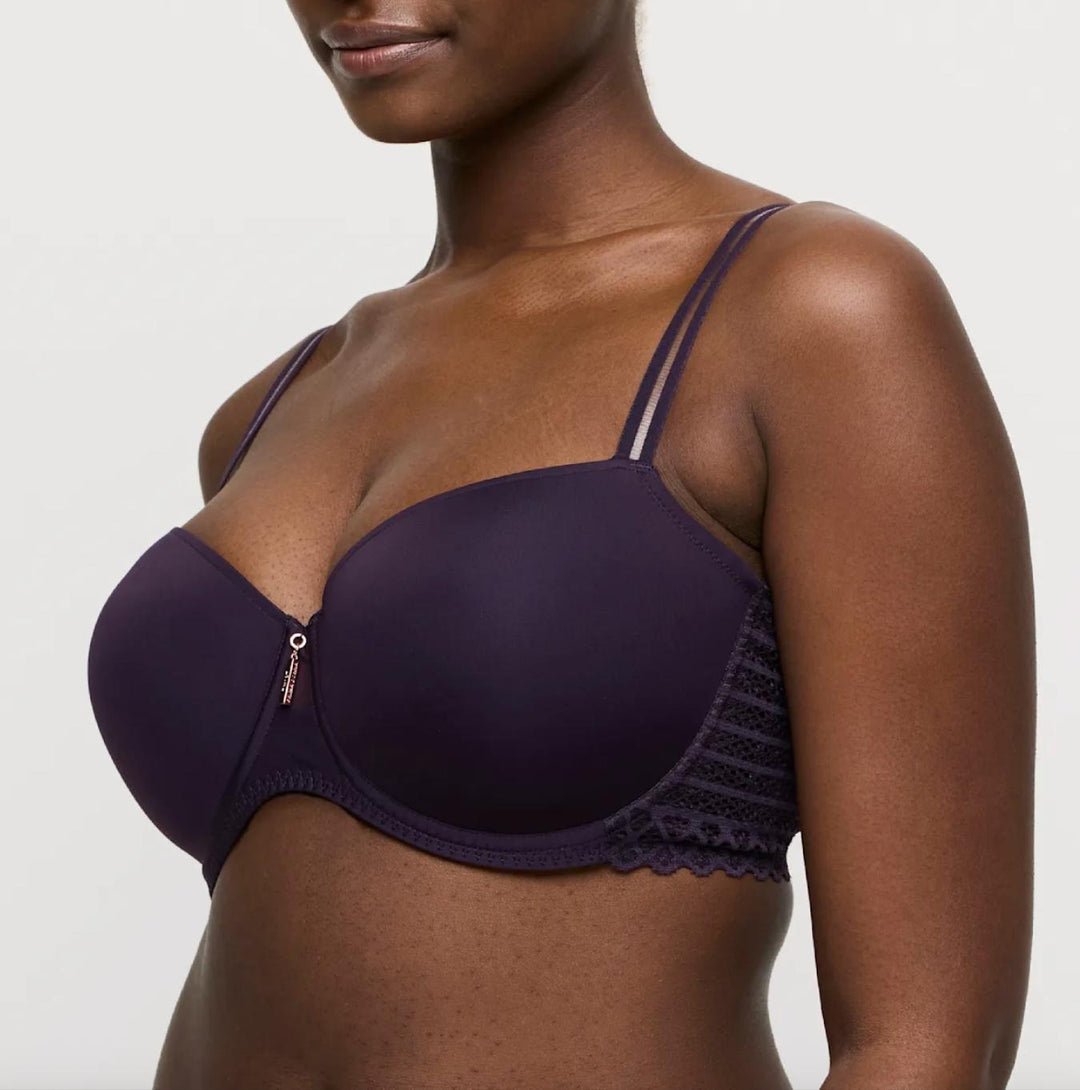 Prima Donna Twist East End Balcony Bra 02141932 in Amethyst-Bras-Prima Donna-Amethyst-30-E-Anna Bella Fine Lingerie, Reveal Your Most Gorgeous Self!
