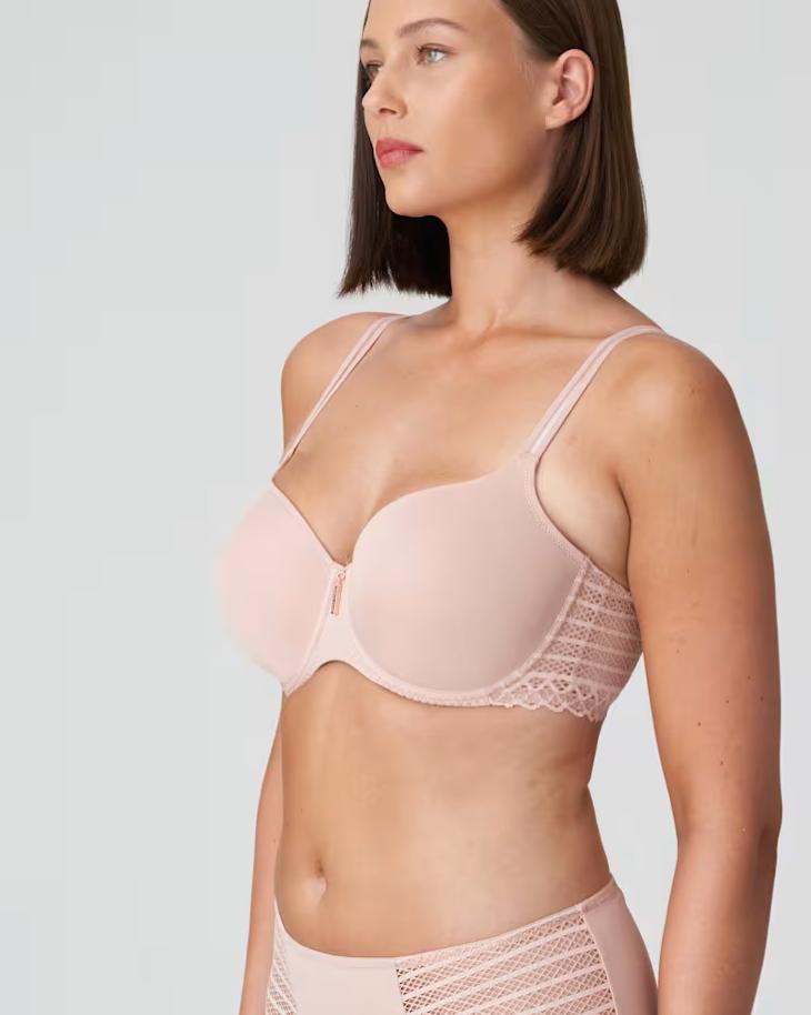 Prima Donna Twist East End Balcony Bra 0241932 in Powder Rose-Bras-Prima Donna-Powder Rose-34-C-Anna Bella Fine Lingerie, Reveal Your Most Gorgeous Self!