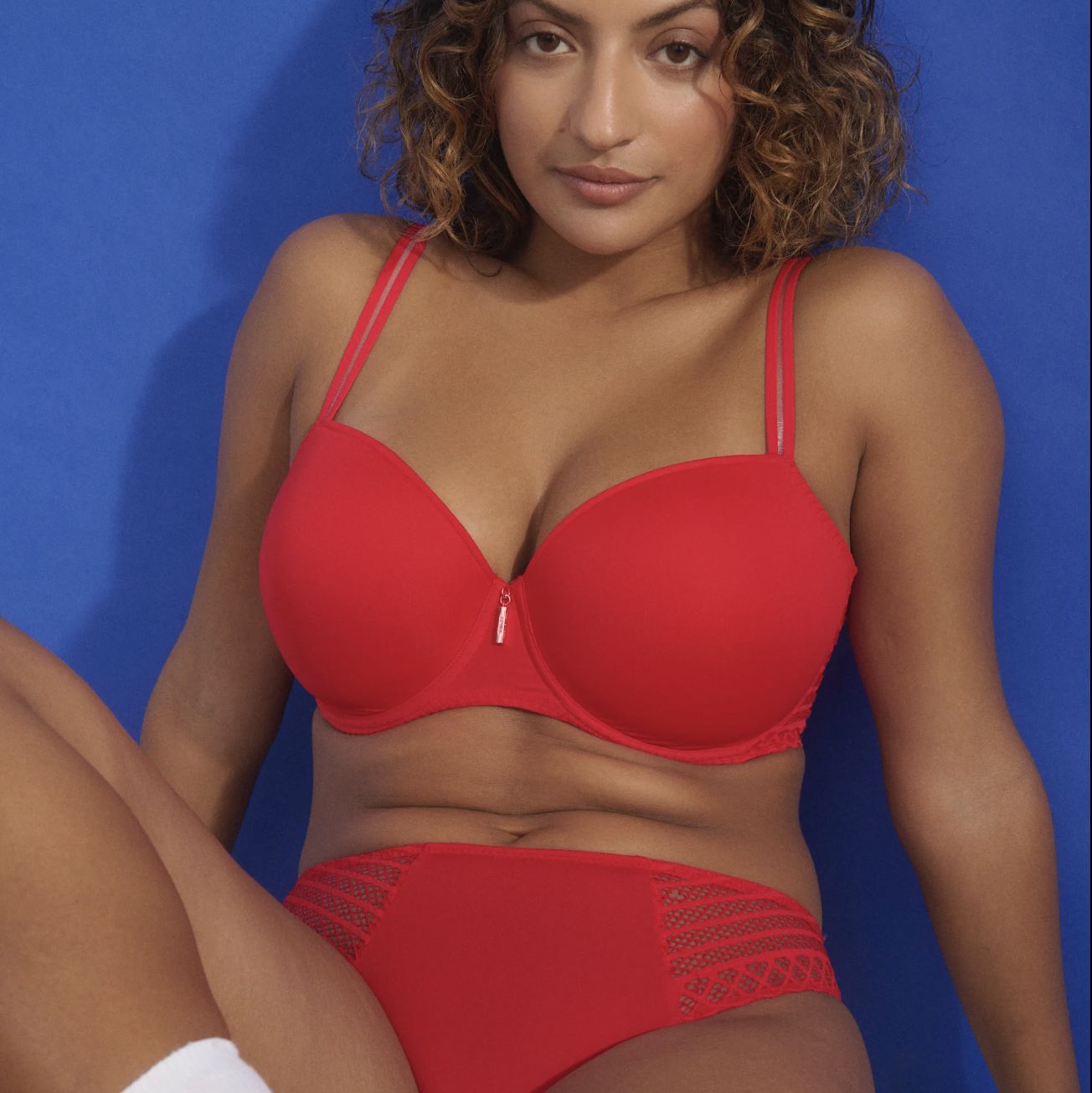 Prima Donna Twist East End Balcony Bra in True Red 0214932-Anna Bella Fine Lingerie-True Red-34-C