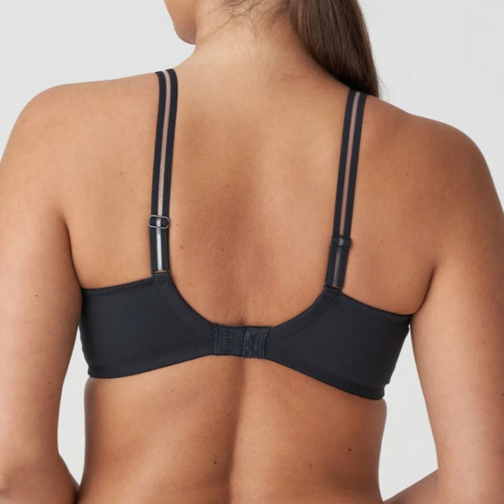 Prima Donna Twist East End Full Cup Bra in Charcoal 0141930-Bras-Prima Donna-Charcoal-42-D-Anna Bella Fine Lingerie, Reveal Your Most Gorgeous Self!