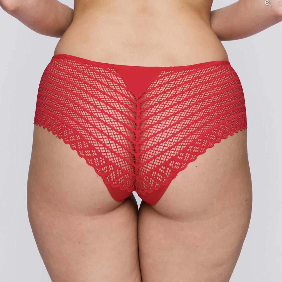 Prima Donna Twist East End Hotpants in True Red 0541932-Panties-Prima Donna-True Red-Medium-Anna Bella Fine Lingerie, Reveal Your Most Gorgeous Self!