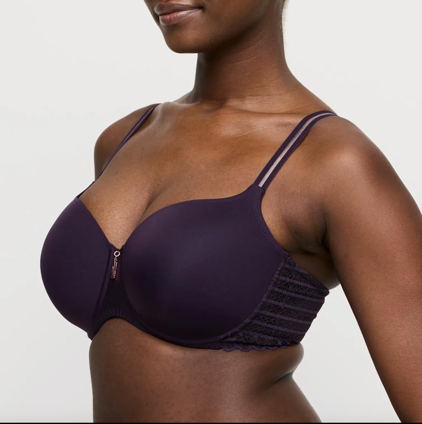 Prima Donna Twist East End Padded Heart Shape Bra in Amthyst 0241930-Bras-Prima Donna-Amethyst-32-E-Anna Bella Fine Lingerie, Reveal Your Most Gorgeous Self!