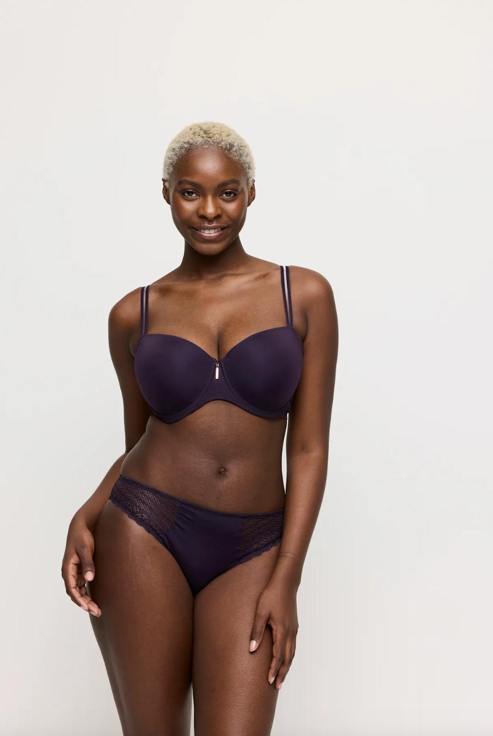 Prima Donna Twist East End Padded Heart Shape Bra in Amthyst 0241930-Bras-Prima Donna-Amethyst-32-E-Anna Bella Fine Lingerie, Reveal Your Most Gorgeous Self!