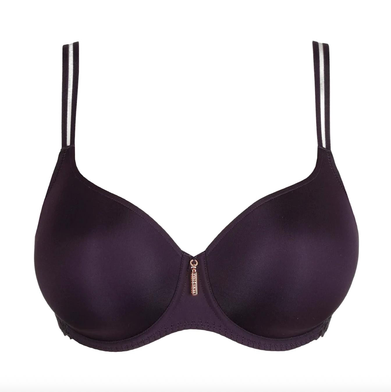 Prima Donna Twist East End Padded Heart Shape Bra in Amthyst 0241930-Bras-Prima Donna-Amethyst-32-E-Anna Bella Fine Lingerie, Reveal Your Most Gorgeous Self!