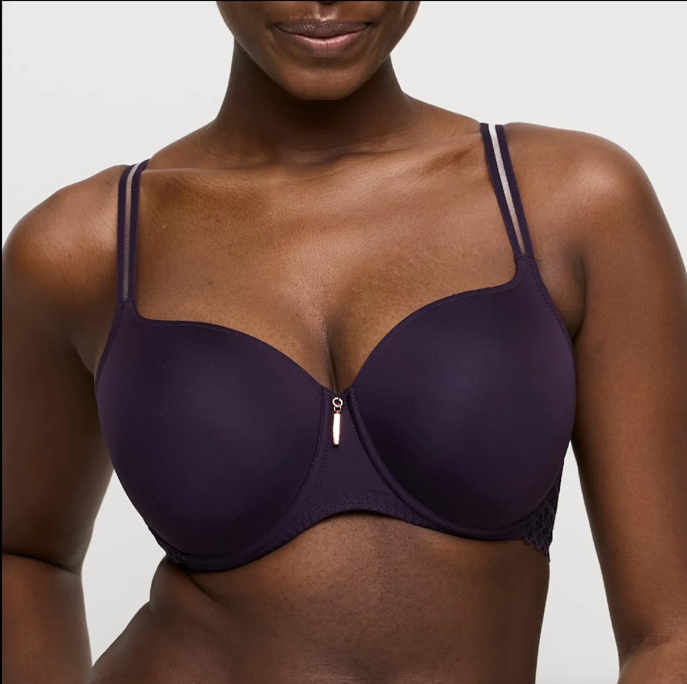 Prima Donna Twist East End Padded Heart Shape Bra in Amthyst 0241930-Bras-Prima Donna-Amethyst-32-E-Anna Bella Fine Lingerie, Reveal Your Most Gorgeous Self!