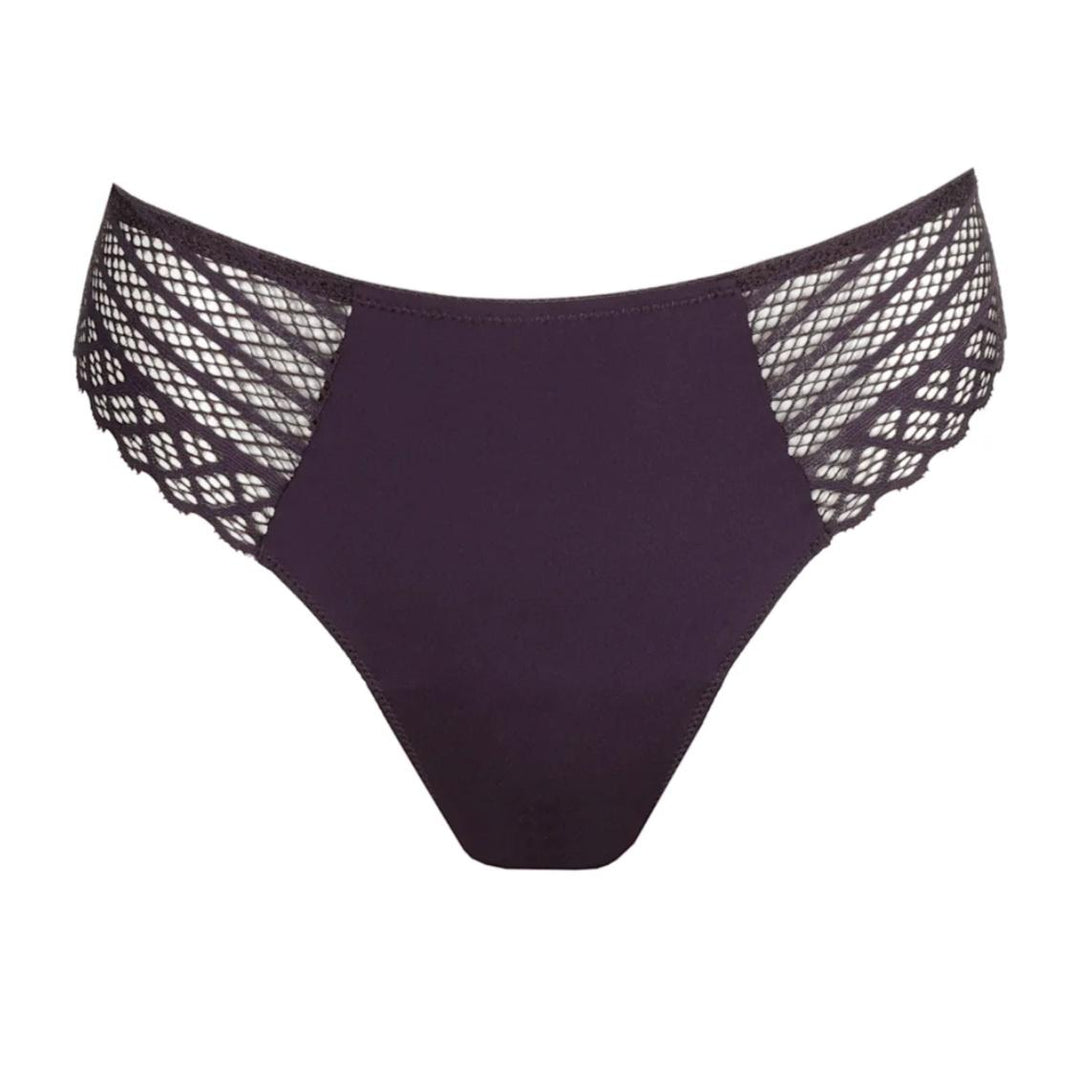 Prima Donna Twist East End Thong in Amethyst 0641930-Panties-Prima Donna-Amethyst-XSmall-Anna Bella Fine Lingerie, Reveal Your Most Gorgeous Self!