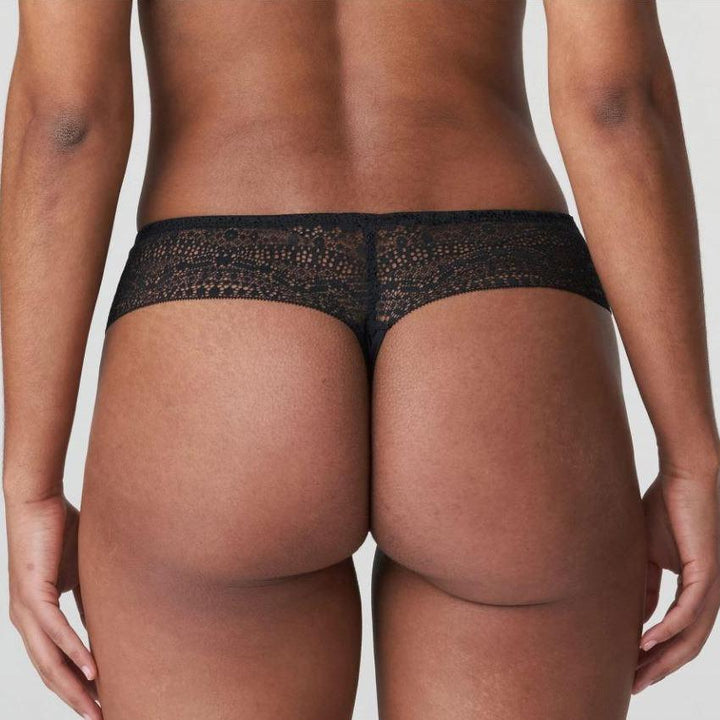 Prima Donna Twist Epirus Thong 0641970-Panties-Prima Donna-Black-XSmall-Anna Bella Fine Lingerie, Reveal Your Most Gorgeous Self!