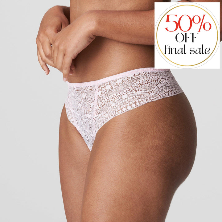 Prima Donna Twist Epirus Thong in Fifties Pink 0641970-Panties-Prima Donna-Fifties Pink-XSmall-Anna Bella Fine Lingerie, Reveal Your Most Gorgeous Self!