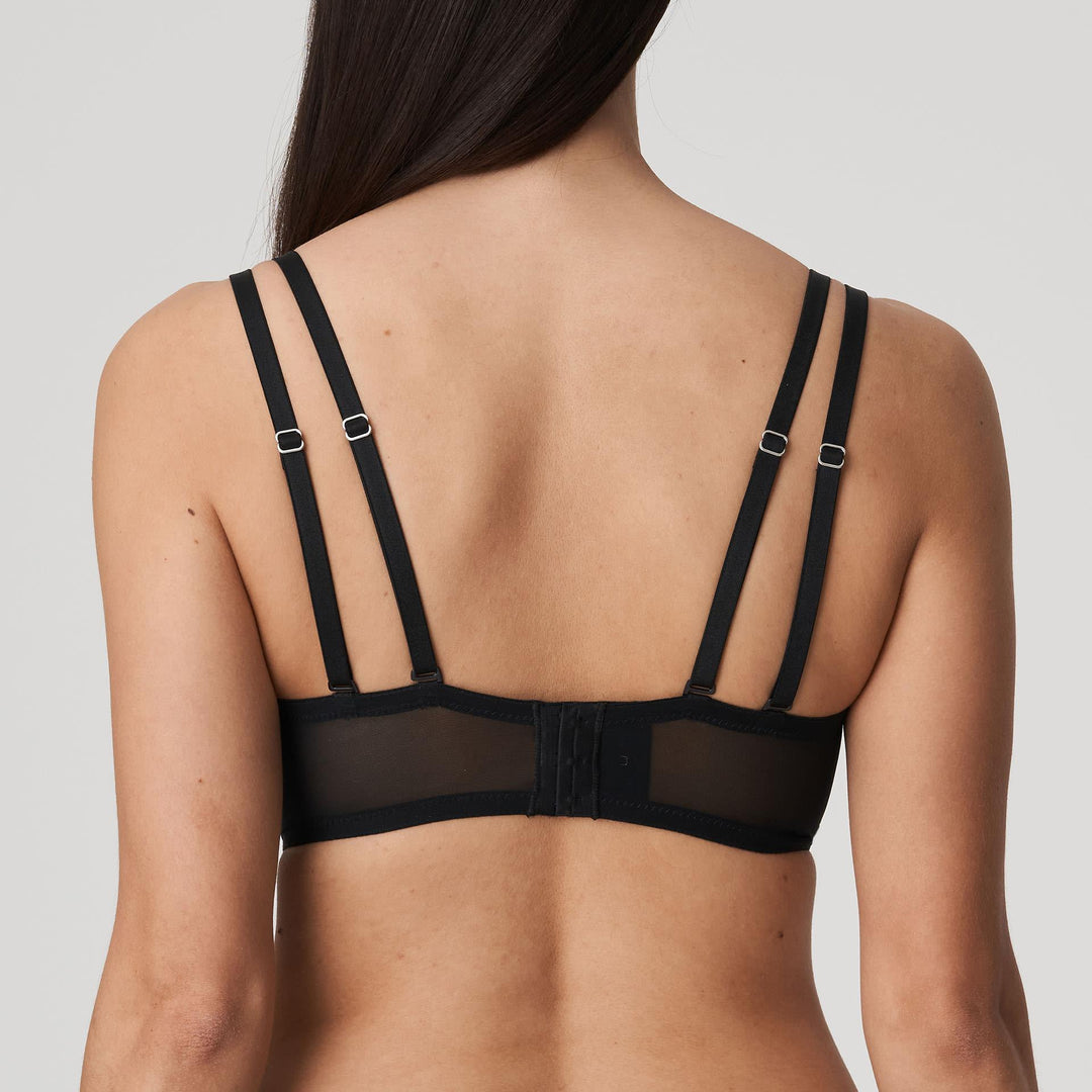 Prima Donna Twist First Night Balcony Bra 0241882-Bras-Prima Donna-Black-34-C-Anna Bella Fine Lingerie, Reveal Your Most Gorgeous Self!