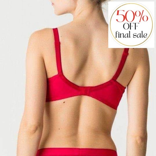 Prima Donna Twist French Kiss Padded Bra 0241673-Bras-Prima Donna-Persian Red-30-F-Anna Bella Fine Lingerie, Reveal Your Most Gorgeous Self!
