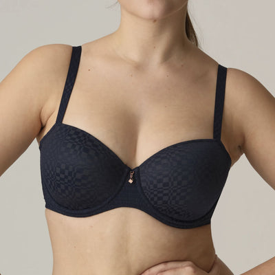 Prima Donna Twist Yelapa Padded Balcony Bra 0242392 in Majestic Blue-Anna Bella Fine Lingerie-Majestic Blue-34-C