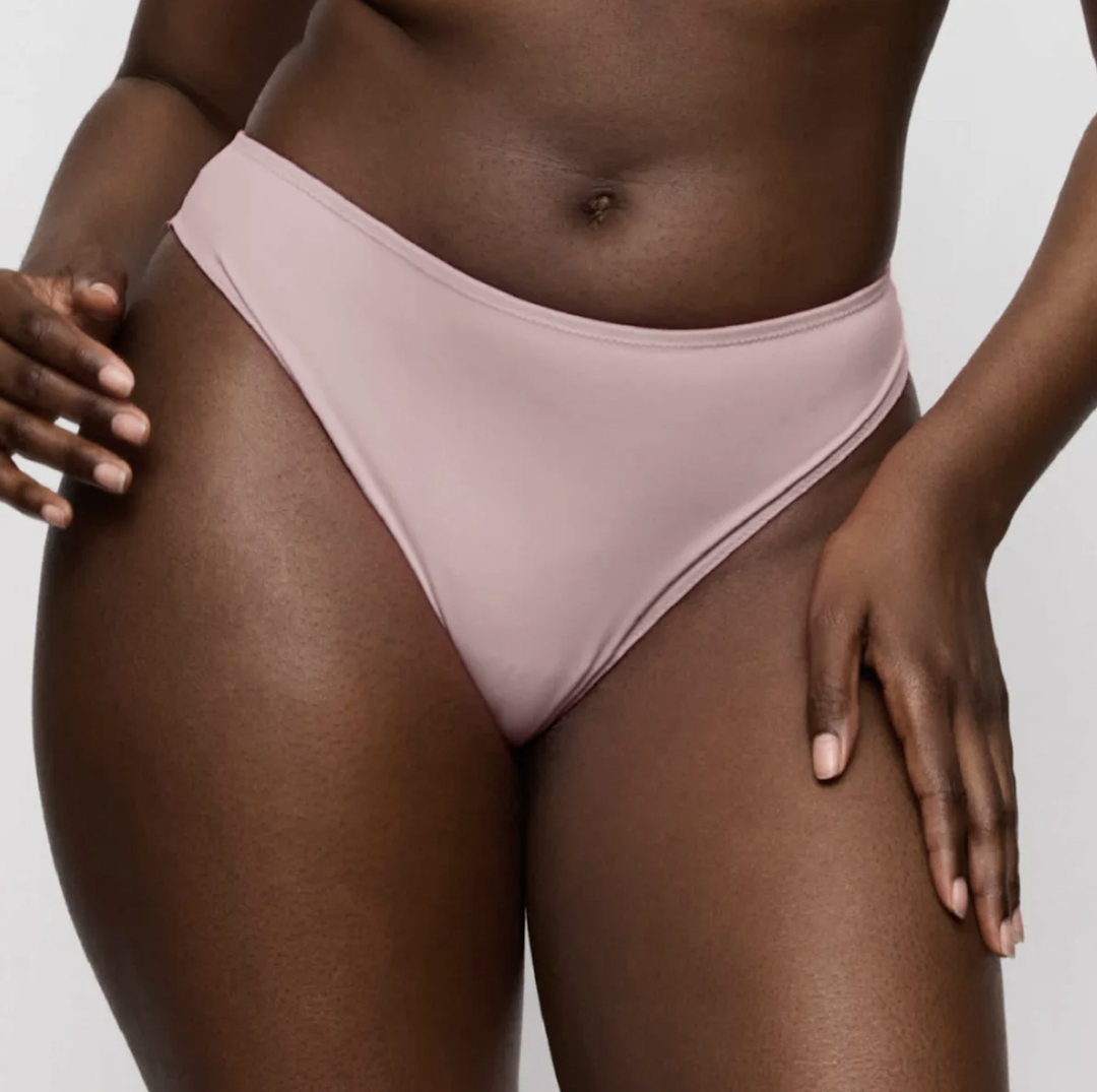 Prima Donna Twixie Thong in Cosmetic 0642530-Panties-Prima Donna-Cosmetic-Small-Anna Bella Fine Lingerie, Reveal Your Most Gorgeous Self!