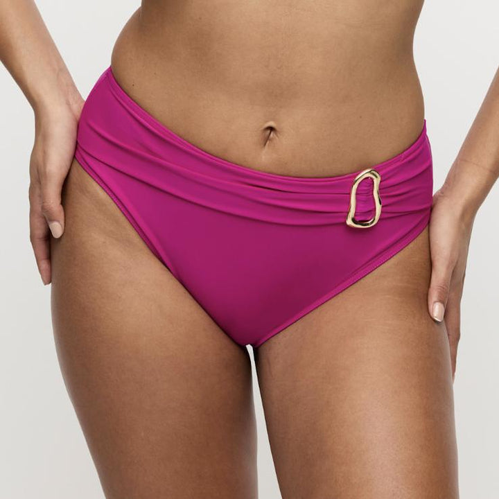 Prima Donna Uvita Full Brief 4013551 in Deep Magenta-Swimwear-Prima Donna-Deep Magenta-Small-Anna Bella Fine Lingerie, Reveal Your Most Gorgeous Self!