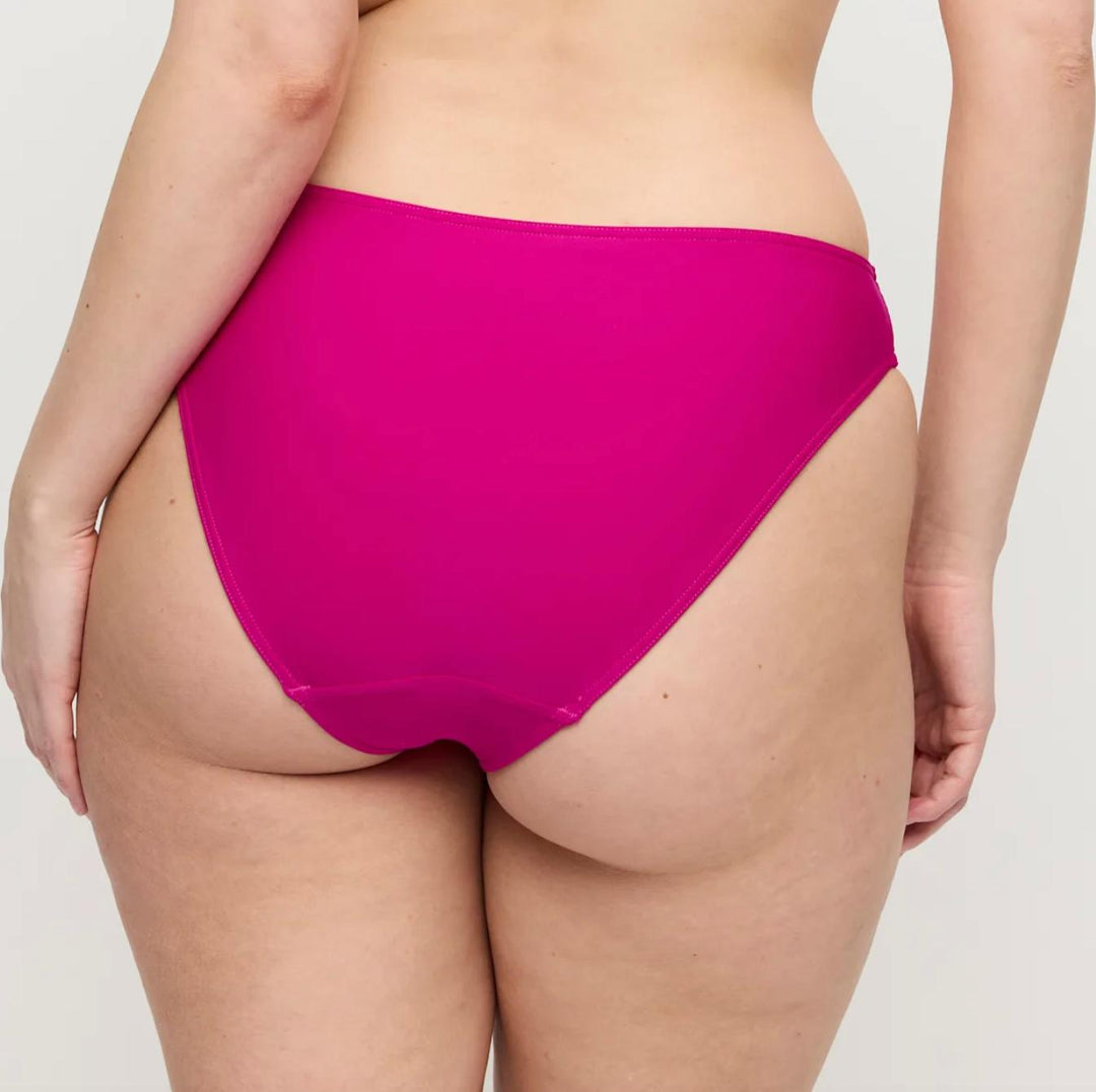 Prima Donna Uvita Rio Bikini Brief 4013550 in Deep Magenta-Swimwear-Prima Donna-Deep Magenta-Small-Anna Bella Fine Lingerie, Reveal Your Most Gorgeous Self!