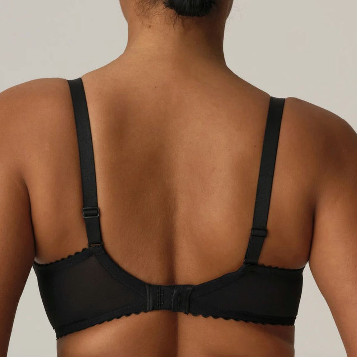 Prima Donna Vallarta Balcony Bra Tulip Seam 016350-Bras-Prima Donna-Black-36-C-Anna Bella Fine Lingerie, Reveal Your Most Gorgeous Self!
