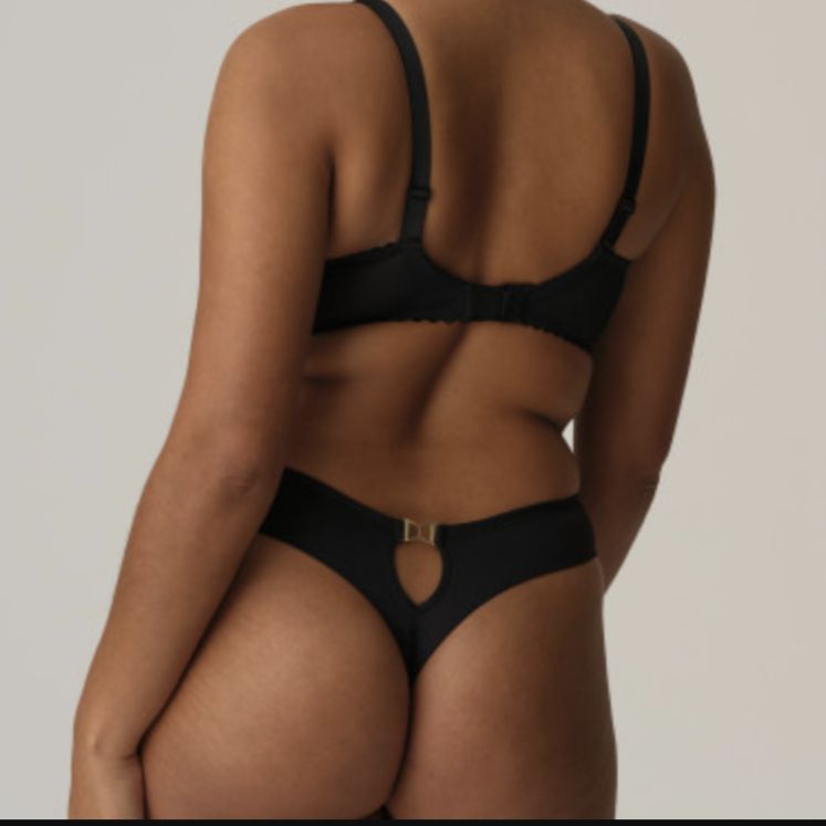 Prima Donna Vallarta Thong 0663500 in Black-Panties-Prima Donna-Black-Small-Anna Bella Fine Lingerie, Reveal Your Most Gorgeous Self!