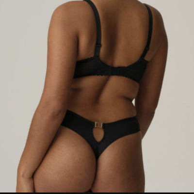 Prima Donna Vallarta Thong 0663500 in Black-Panties-Prima Donna-Black-Small-Anna Bella Fine Lingerie, Reveal Your Most Gorgeous Self!