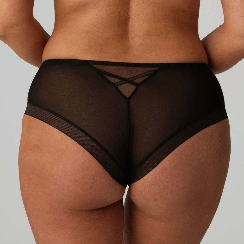 Prima Donna Zipolite Hotpants 0542422-Panties-Prima Donna-Black-Large-Anna Bella Fine Lingerie, Reveal Your Most Gorgeous Self!