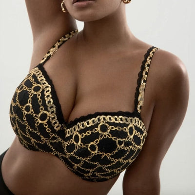 PrimaDonna Twist Amsterdam Padded Balcony Bra 0242312-Bras-Prima Donna-Black-36-G-Anna Bella Fine Lingerie, Reveal Your Most Gorgeous Self!