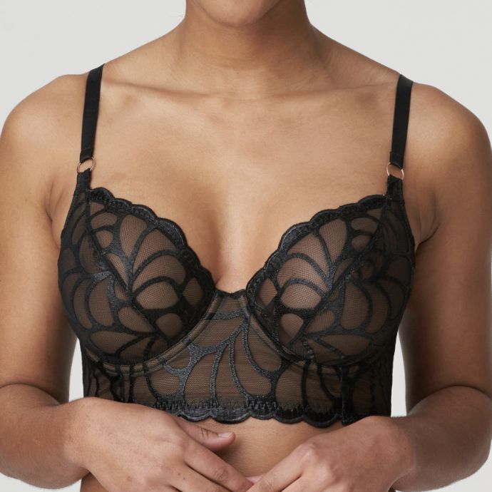 PrimaDonna Twist Aprodisia Plunge Bra in Black 0142166ZWA-Anna Bella Fine Lingerie-Black-34-C