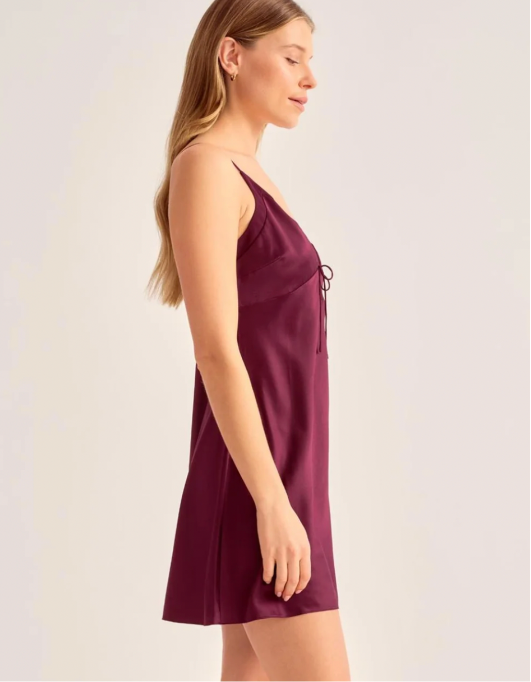 Rya Calypso Chemise in Dark Cherry 1101-Sleepwear-Rya Collection-Dark Cherry-XSmall-Anna Bella Fine Lingerie, Reveal Your Most Gorgeous Self!